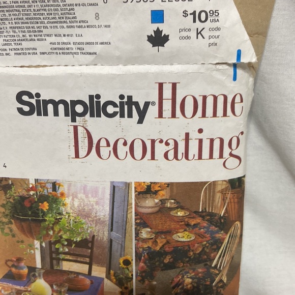 Simplicity Home Decorating Pattern #8350 - Picture 2 of 6